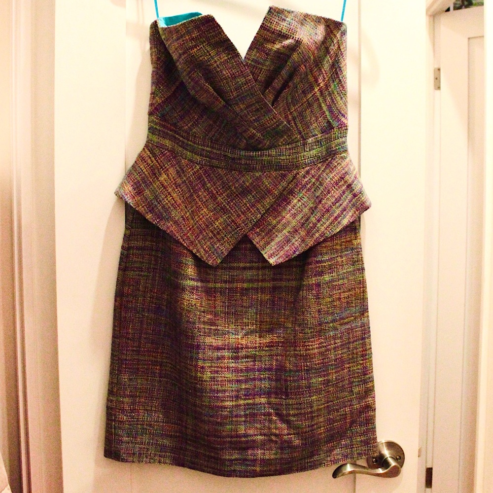 Trina Turk Multicolor Silk Mini Dress